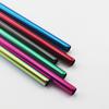 Muliticolor Drinking Straw Environmentally Friendly Stainless Steel Beverage Straws with Cleaner Brush