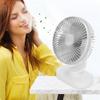 Schreibtischventilator Automatisches Oszillieren USB Wiederaufladbar Geräuschlos Tragbar Klein Tischkühler