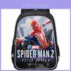 Marvel's Spider-man 2 Durable And Spacious Student Backpack With Trendy Patterns And Nylon Material