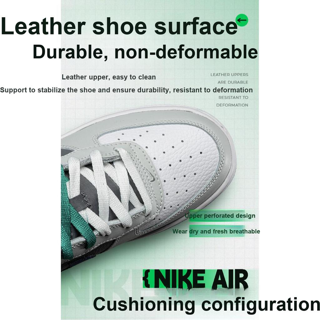 Nike Air Force 1 LV8 GS Remix - Světle zelené Dětské tenisky Stříbrná Světle stříbrná Bílá FB9035-001