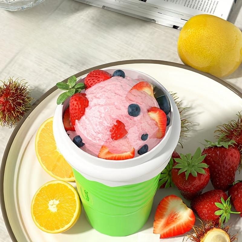 500ml Silicone Quick-cooling Cup Cooler for Drinks Squeeze Bottle Home Outdoor Beverage Homemade Smoothie Cup Ice Cream Cup Mugs