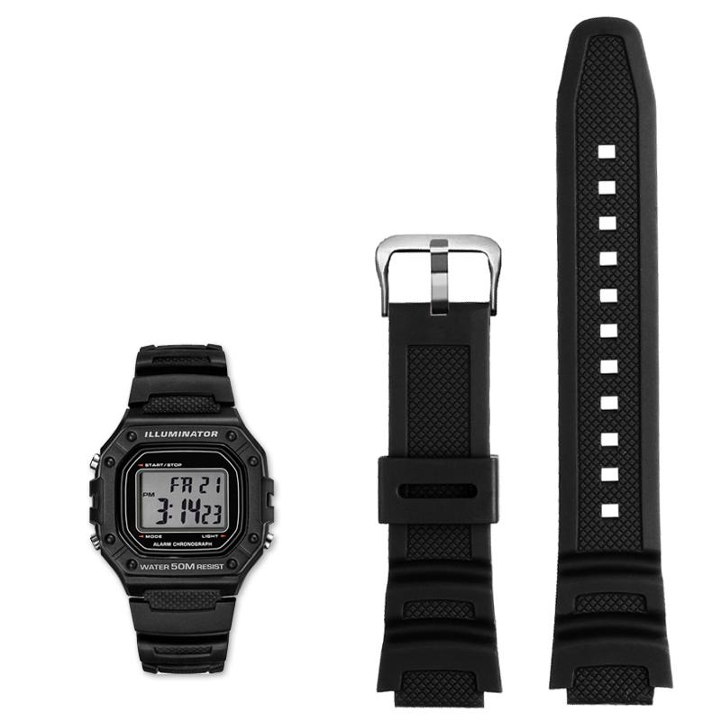 Resin Silicone Strap for Casio Watch Band SGW-300 SGW-300H/400/500 AE1200 AE1100 MRW-200 W218H Waterproof Rubber Sport Watchband