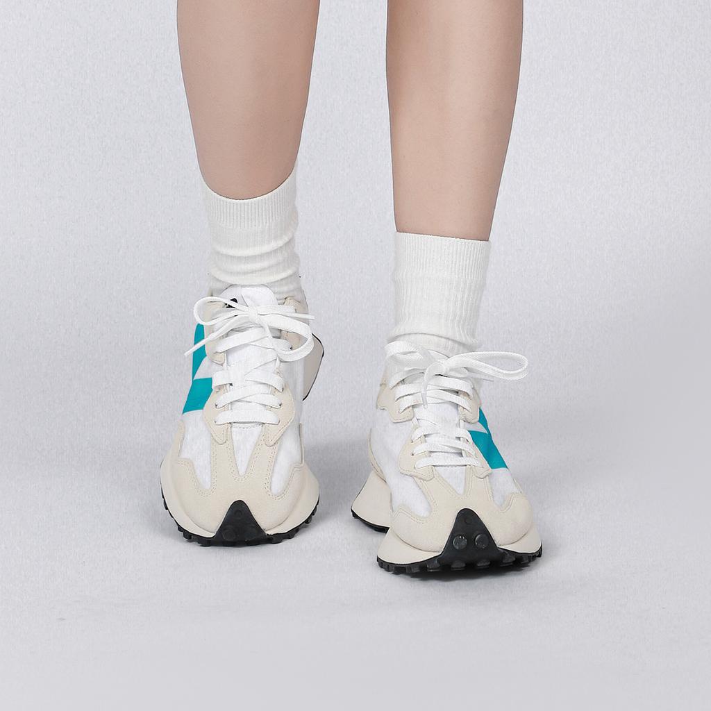 New Balance Nb 327 Comfortable Suede Fabric Low-Top Casual Running Shoes Unisex sneaker Gray Blue MS327FB