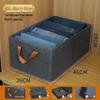 Stackable Wardrobe Organizer Box - Foldable Storage Basket for Clothes and Trousers