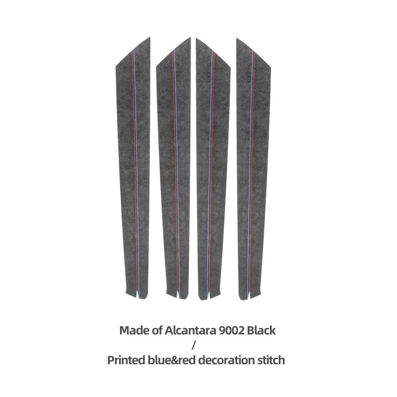 Betterhumz for BMW X3 F25 X4 F26 2011- Car Interior Door Panel Strips 4PCS Performance Sticker Made of Alcantara Accessories