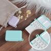 Portable Travel Watercolor Plastic 12/24 Grids Painting Box With Palette Half Pan Mini Paint Storage Case For Art Supplies
