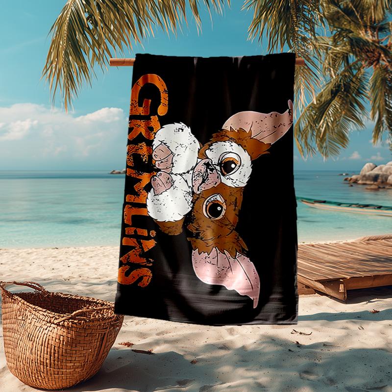 1PC Giz-mo Candy Cane Beach Towel - Soft,  Absorbent Microfiber, Lightweight, Ideal for The Beach, Parties, Travel, Camping Fan Gifts