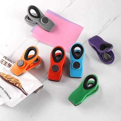 Magnetische Küchenverschlussklammern: Feuchtigkeitsdichte Frischhalteclips