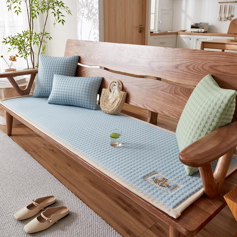 

Summer Wooden Sofa Mat Non-Slip Seat Cushion Rattan Mat Solid Wood Cushion Chinese Thickened Sofa Cushion Mahogany Seat Cushion 70*150cm