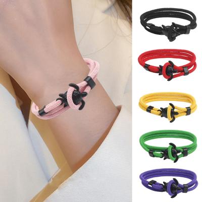 Pulsera para Pareja 3 Capas Hecha a Mano Larga Color Sólido Cuerda Trenzada Multicolor Regalo Encanto Tortuga Marina Suave Pulsera para Mujer Joyería de Moda
