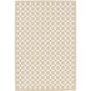 Modern Yellow and Beige Checkered Indoor/outdoor Rug 160x230
