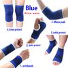 5 seturi combinație căptușit genunchiere cot suport bretele baschet fitness menisc rotula palm gleznă protecție genunchiere sport