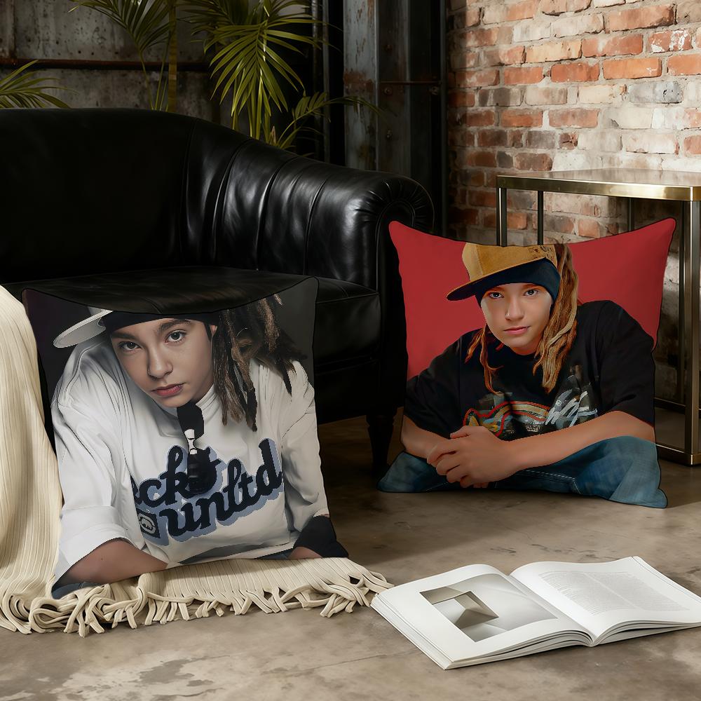 Singer T-Tom Kaulitz Cushion Cover Home Office Convenient Nordic Simplicity Hit With Zipper Cushion Cover