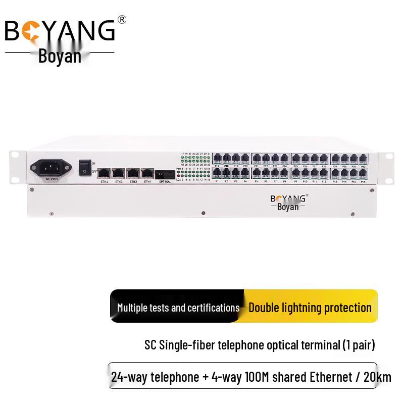 BOYANG Telephone Optical Transceiver