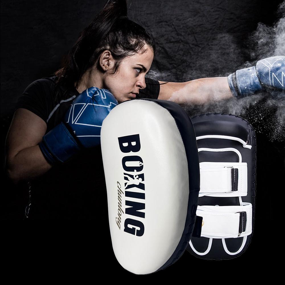 Boxing Hand Target Kick Boxing Gloves Pads Thickened Karate Training Mittens Ergonomic Punch Focus Pads for Boxing MMA Muay Thai