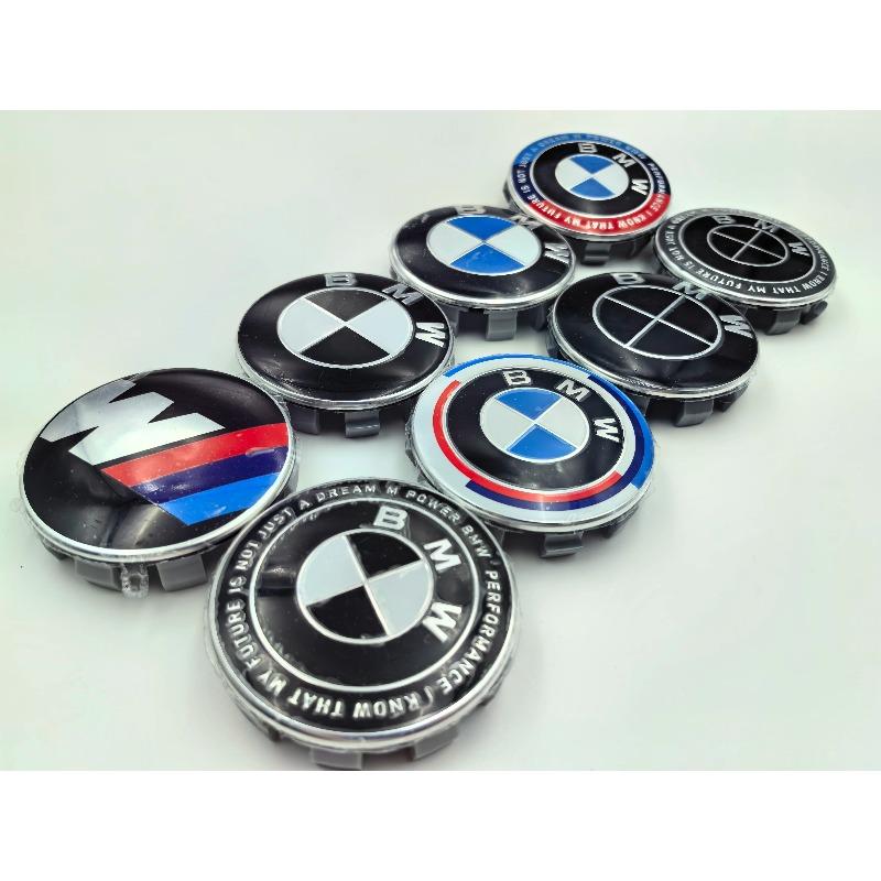 Tappi Centrali per Cerchi BMW 56/68mm Compatibili con E46 E39 E60 E90 E53 E36 E30 E87 F10 F20 F30 X1 X3 X5 X6 X7 Accessori Auto
