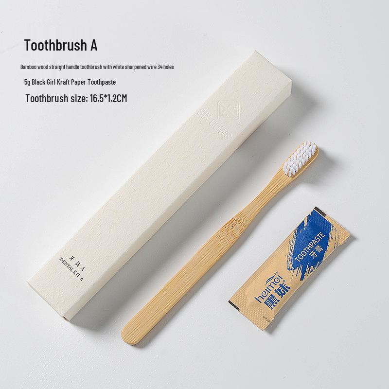 Soft Bristle Toothbrush Kit for Hotel and Guest Use - Individually Wrapped Toiletries