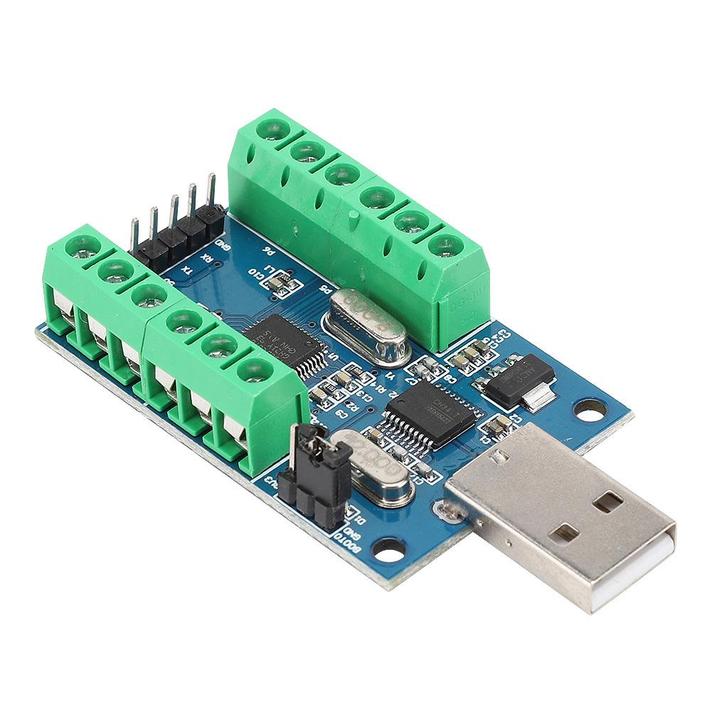 USB Interface 10 Channel 12Bit AD Sampling Data Acquisition STM32 UART Communication ADC Module