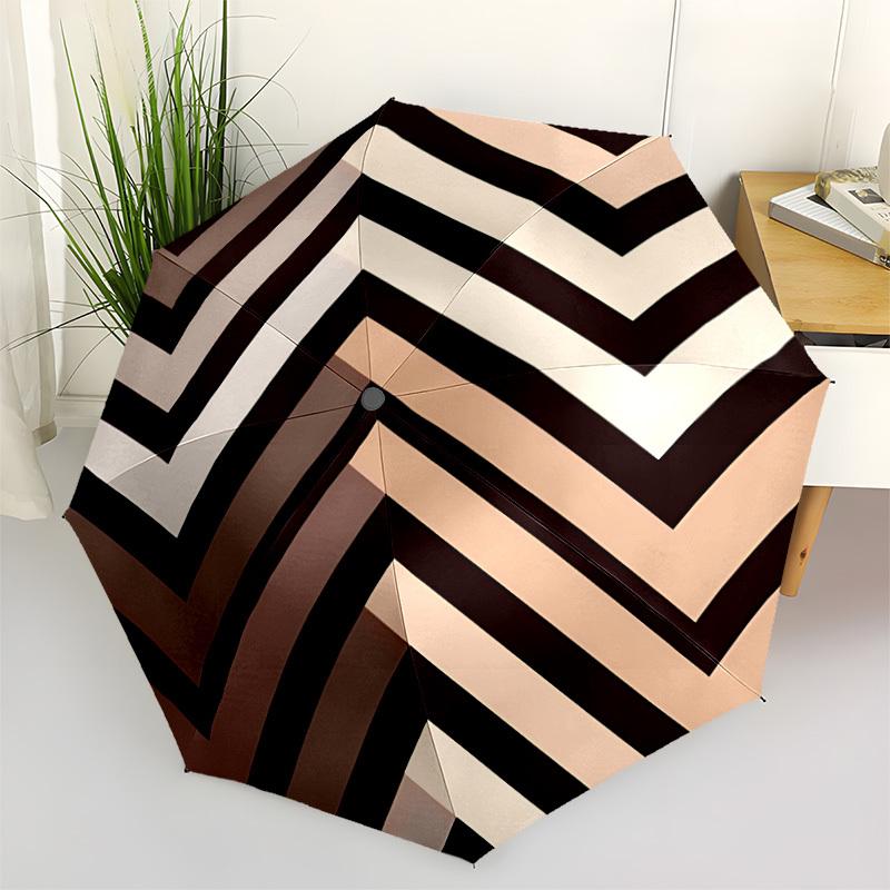 

1pc Maze Pattern Automatic Open/close Folding Umbrella, Compact Portable Travel Umbrella, Durable Construction yy251230092