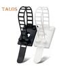 24/48Pcs Christmas Garland Hanger Adjustable Garland Hooks Ties Christmas Stocking Holder Reusable Adhesive Straps for Fireplace Window Decor