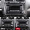 For Volkswagen Golf 6 Gti R MK6 2008-2012 Carbon Fiber Auto Central Control CD Panel Frame Decoration Stickers Car Accessories