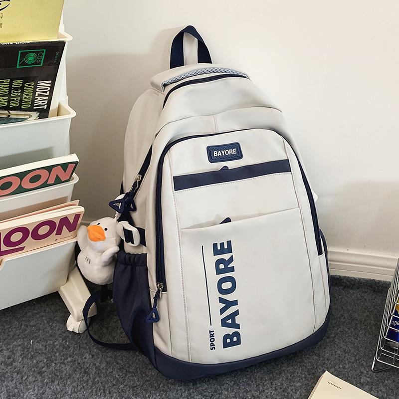 School Bag Children Elementary School Girls Junior High School High School Students College Students Alphabet Backpack