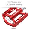 ThinkTop Bicycle Aluminum High for Road and Mountain Bikes 3-Bearing Pedals, Ultra-Lightweight, Alloy, Lubricated, 9/16" Axle, Strength, Bikes, MTBs,