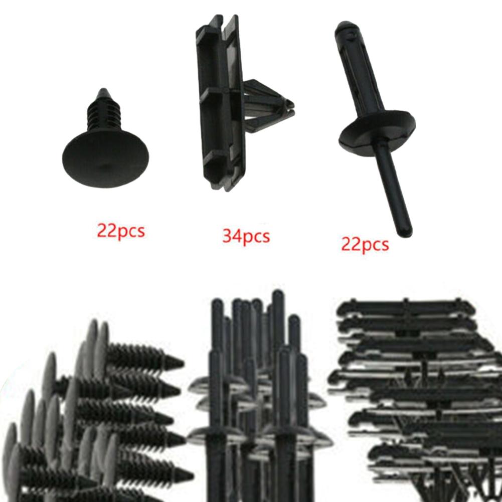 Car Fastner Clips Clips Interior Accessories Black