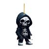 Skull Acrylic Colorful Car Hanging Decoration For Retro Halloween Decor Home