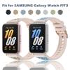 Glitzer Pailletten Silikon Ersatzarmband für Samsung Galaxy Watch Fit3 Funkelndes Armband Nur für Samsung Galaxy Watch FIT3