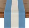 Blue White Stripes Linen Table Runner Home Party Decor Reusable Soccer Day Kitchen Dining Table Decoration for Home Party