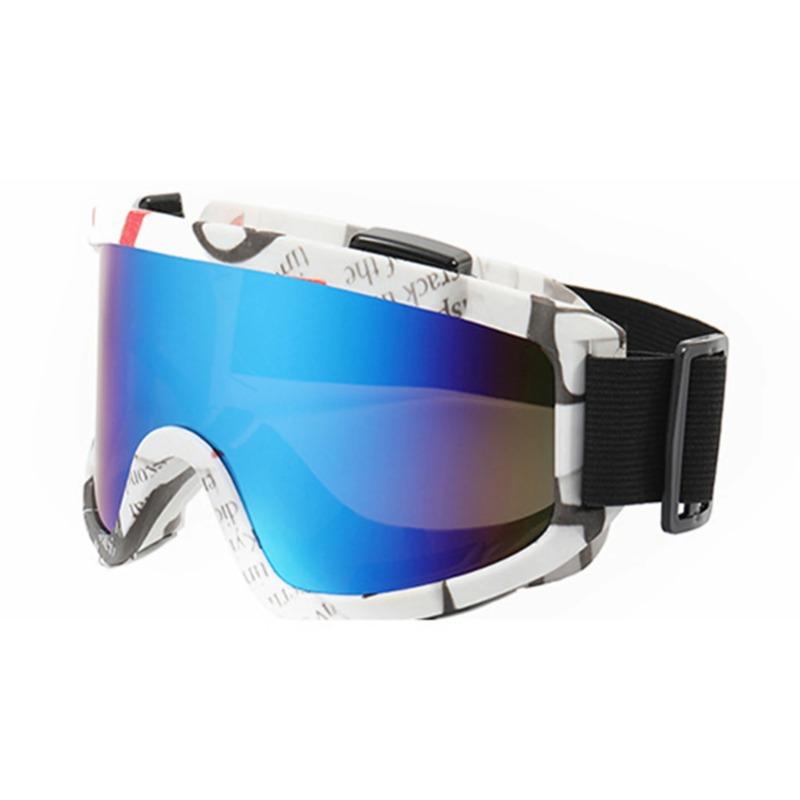 Fashion Large Frame Anti Fog Women Men Goggles Lens Anti-Collision Anti-Glare Lens Outdoor Sport Snow Snowboard Eyeglasses