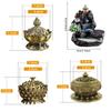 Sanxingdui Alloy Incense Burner - Mini Vintage Holder for Meditation, Cones & Coils, Retro Home Decor Gift