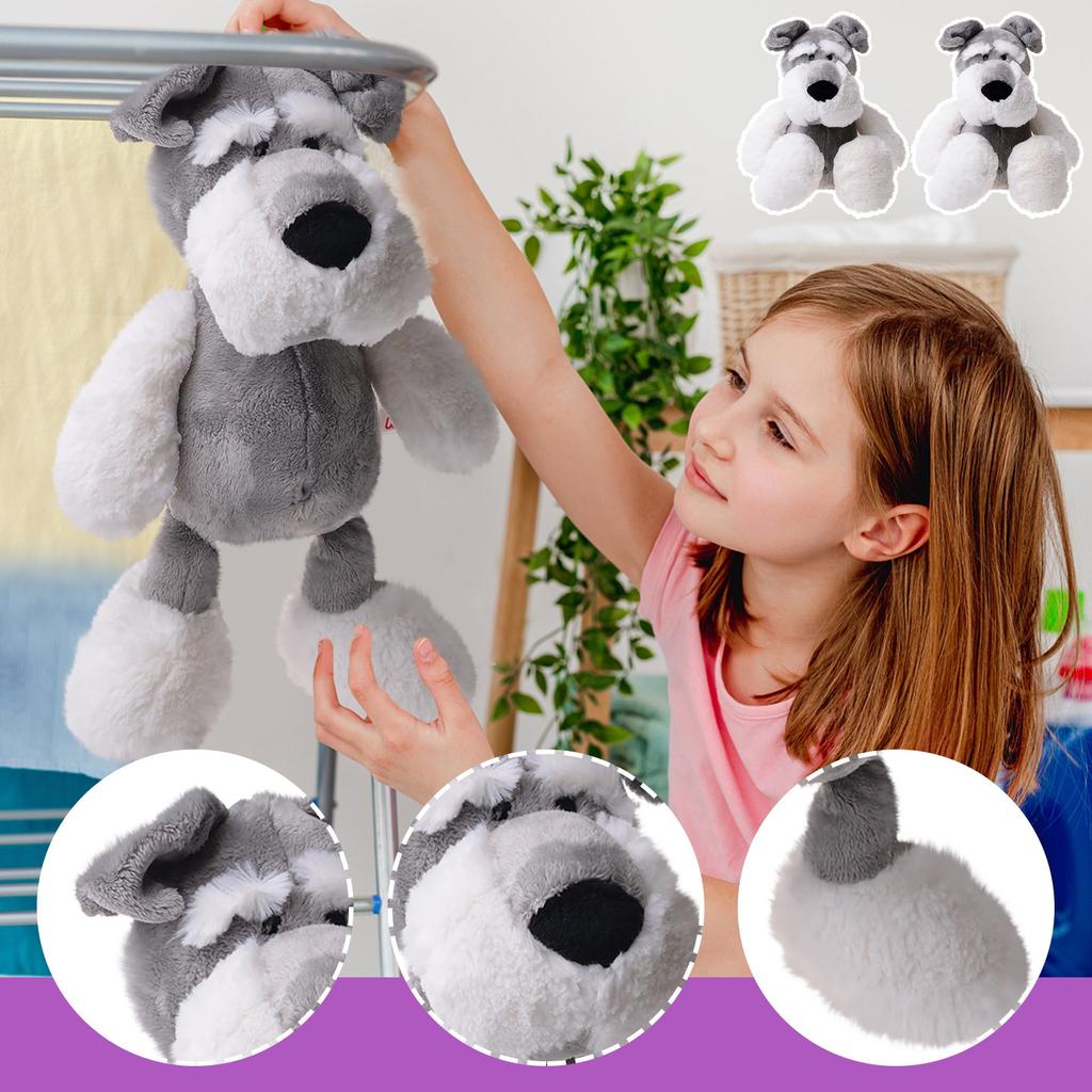 35/50cm Poodle Dog Plush Toy Doll Sleeping Soothing Toy