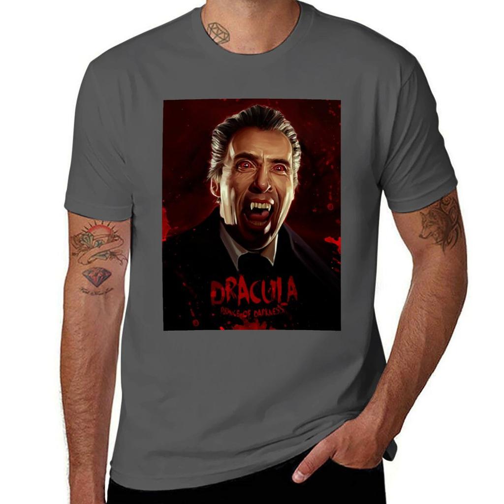 Dracula TShirt Large Size Casual Short Sleeve Top