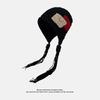 Tassel Fashion Patch Knitted Hat Children Autumn and Winter Pullover Warm Ear Protection Retro Wool Hat