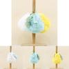 Cute Pear Shaped Plush Keychain Soft Stuffed Toy Stress Relief Gift For Children Bag Accessory