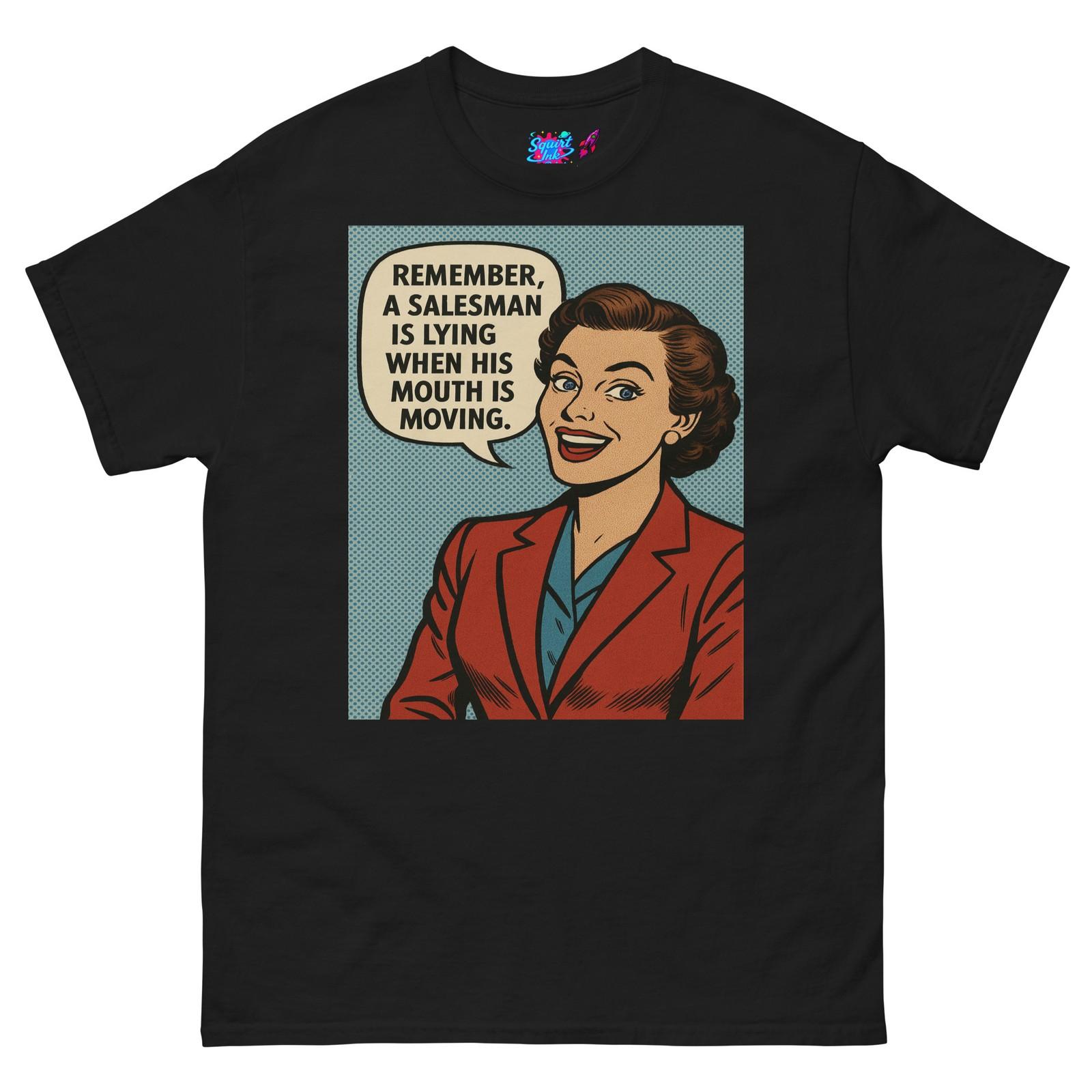 Liar, Liar, Sales on Fire Funny Salesman T Shirt Mens Womens Tees Top XL