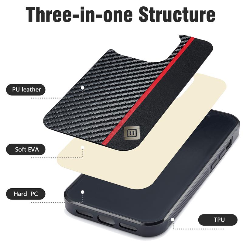 Funda de Teléfono de Cuero de Fibra de Carbono Ultradelgada Para Google Pixel 10A 9 Pro XL 8 8A 8Pro 7 7Pro 7A Cubierta Trasera Funda de Teléfono a Prueba de Golpes