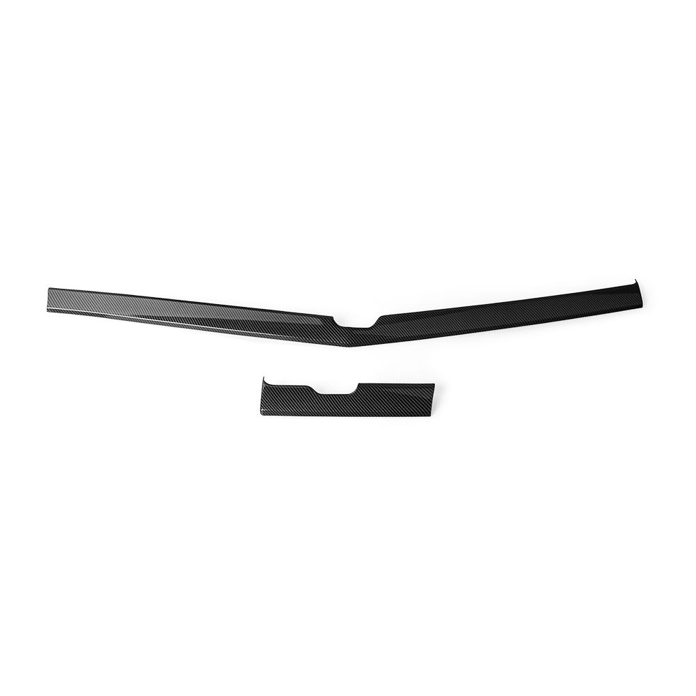 

For Kia Sportage NQ5 2026-2026 Car Dashboard Trim Stripe Carbon Fiber Style Instrument Panel Decorative Frame Cover LHD
