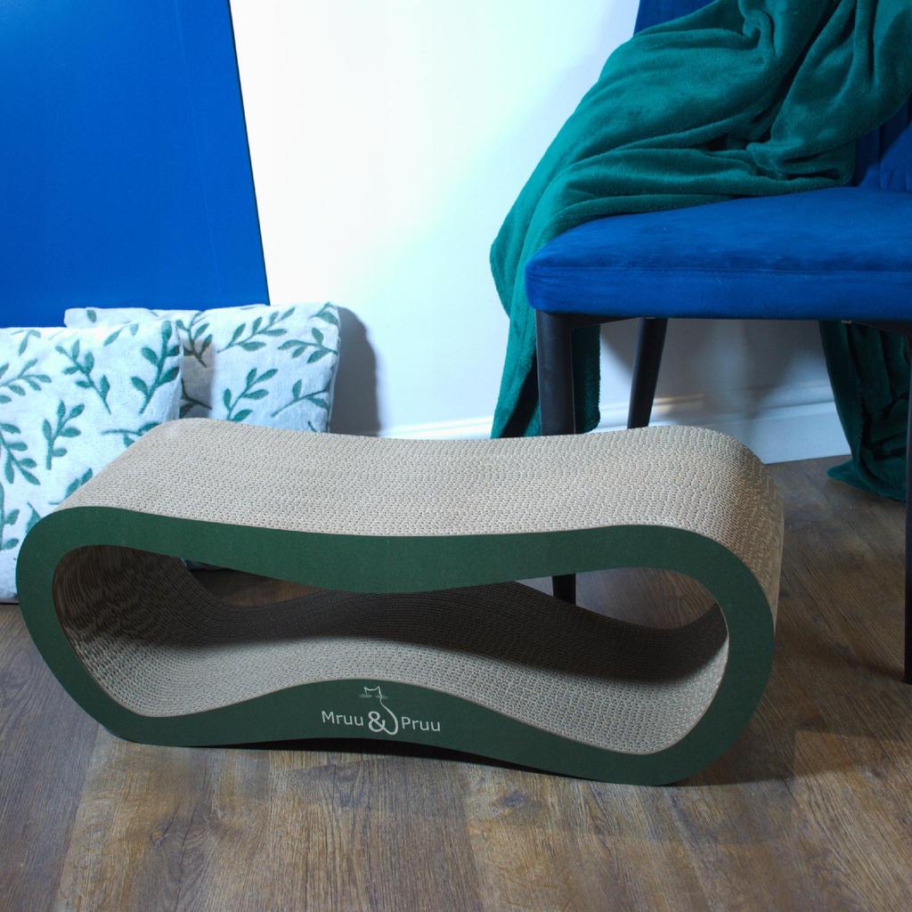Leon cat scratching post | green | 78x28x24 cm | MruuPruu