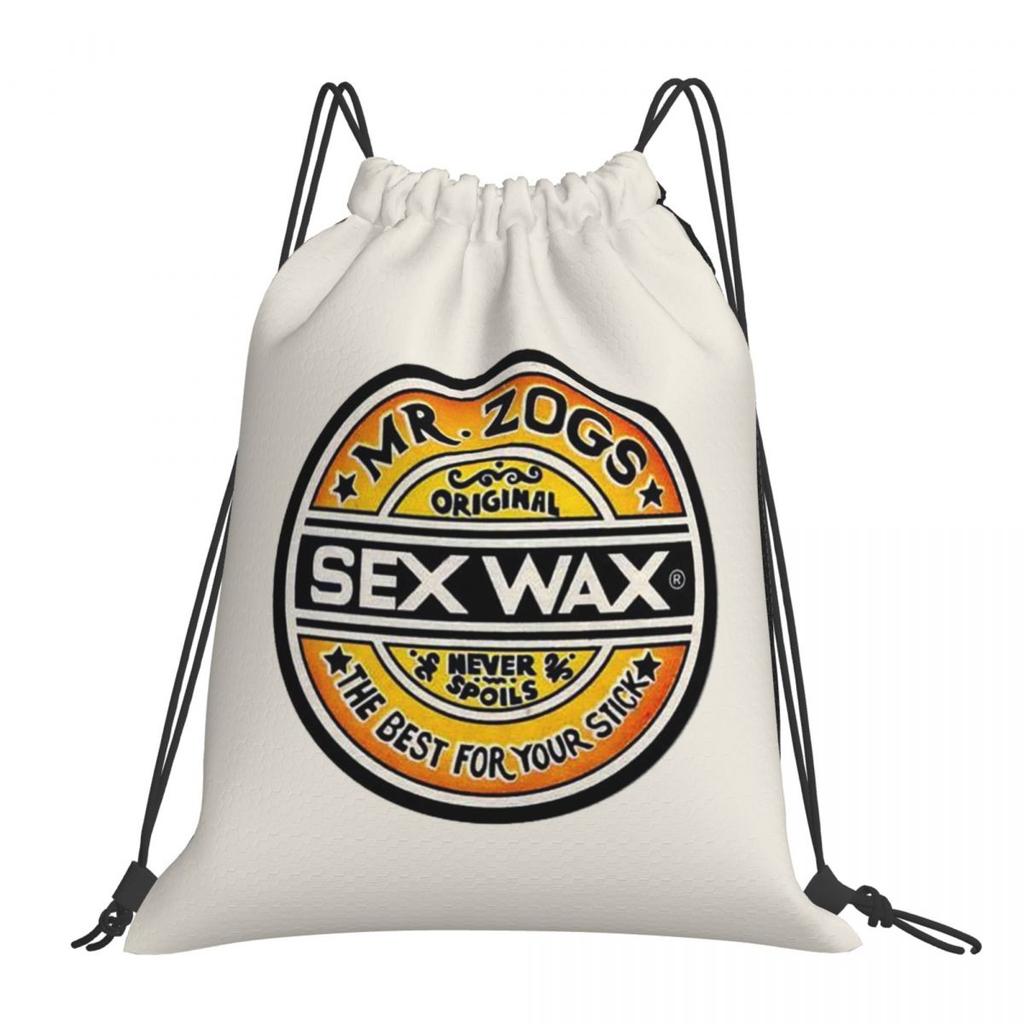 Mr Zogs Sex Wax Backpacks Portable Drawstring Bags Storage Bag Book Bags for Man Woman Students