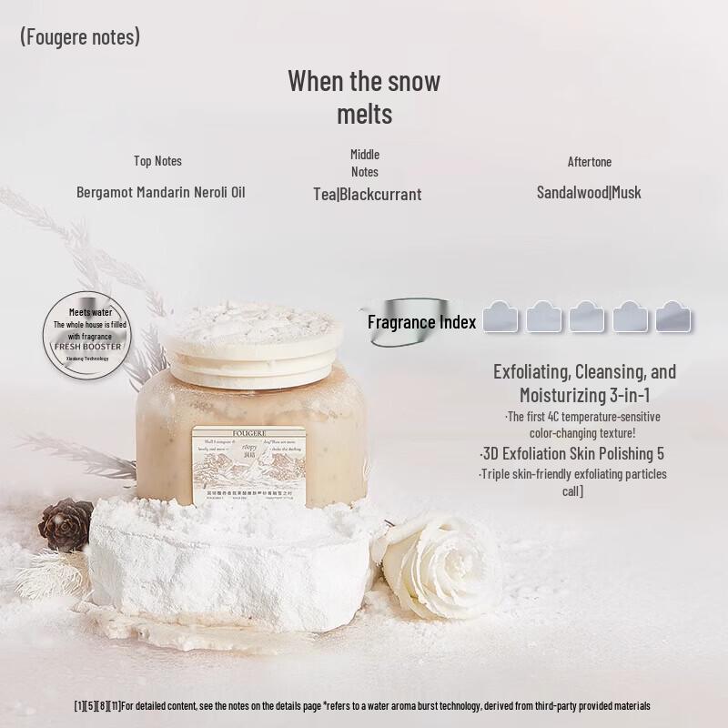 Runpei Melting Snow Time Moisturizing Body Scrub