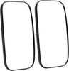 Biqing Large Side Mirrors Adjustable Auxiliary Rectangular Blind Spot Mirrors for Compatible with Trailers and Forklifts 2-Piece (5.3"x9") 360°