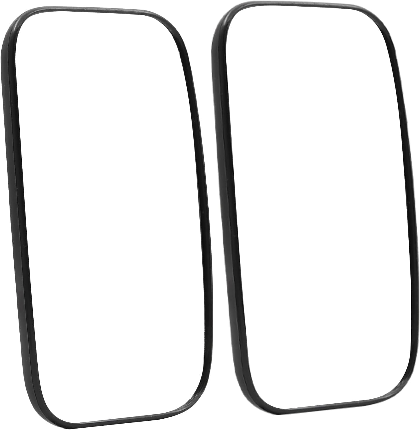 

Biqing Large Side Mirrors Adjustable Auxiliary Rectangular Blind Spot Mirrors for Compatible with Trailers and Forklifts 2-Piece (5.3 x9 ) 360° чёрный