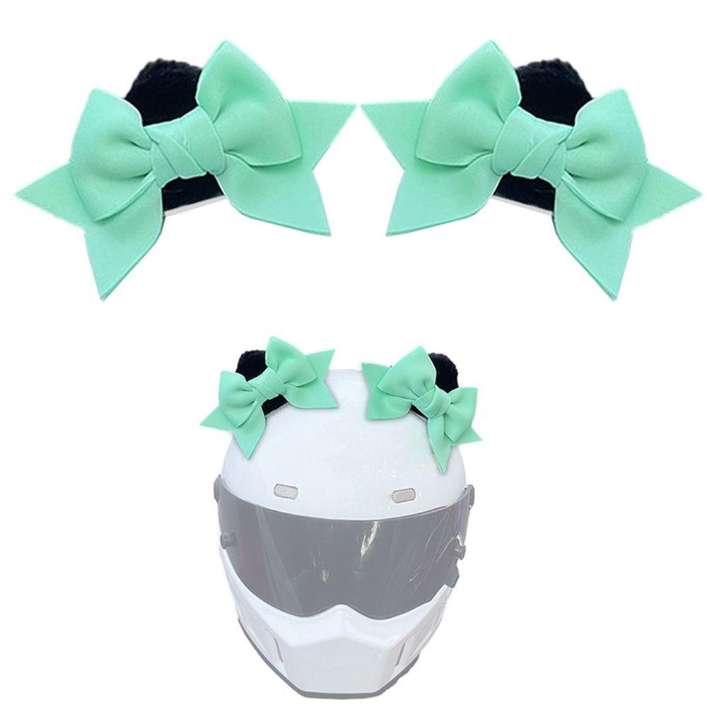 2Pcs Butterfly Knot Helmet Decoration Driving Styling Helmet Accessories Moto Helmet  for Motorcycle