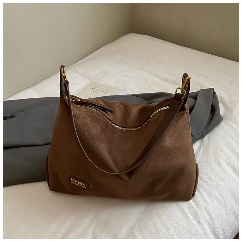 

High-value lazy wind tote bag, loose feeling, large-capacity shoulder bag, new fashionable casual shoulder women s bag