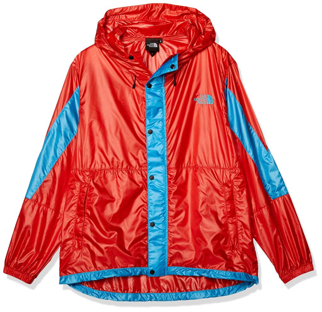 North Bright Side Fiery Red x Meridian M [The Face] Jacket, Blue,