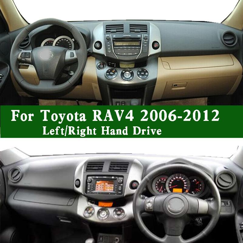 For Toyota RAV4 2006-2012 V6 XTR A3 240S Dashmat Dashboard Cover trument Panel Sunscreen Protective Pad Anti-Dirt Ornaments