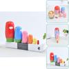 Cute Peppa Pig Matryoshka Doll Set 6 Layers Of Hand-painted Decoration